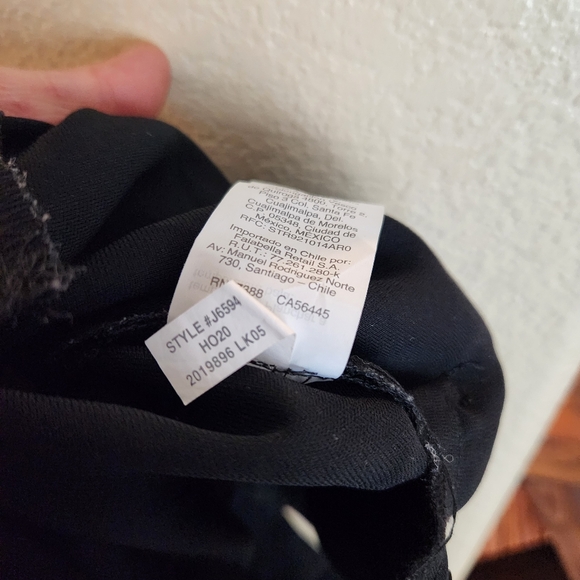 J. Crew Jamie Pull On Crepe Black Tapered Leg Pants Size 12 - Picture 7 of 11